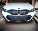 IAW CARBON BMW G20 3-SERIES LCI 330I M340I M PERFORMANCE STYLE FRONT LIP – DRY CARBON FIBER (2 PIECE) IAW00209
