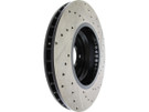 STOPTECH SPORT CROSS-DRILLED & SLOTTED DISC BRAKE ROTORS sto127.34093R