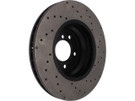 STOPTECH SPORT CROSS-DRILLED DISC BRAKE ROTORS sto128.34093R