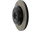 STOPTECH SPORT CROSS-DRILLED & SLOTTED DISC BRAKE ROTORS sto127.34080L