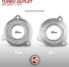 WAGNER TUNING Turbo Outlet for VAG 1.8/2.0 TSI Engine EA888 Gen.3 - wgt001002442 WAGNER TUNING Turbo Outlet for VAG 1.8/2.0 TSI Engine EA888 Gen.3 - wgt001002442