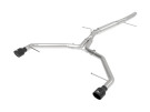 aFe MACH Force-Xp 3" to 2-1/2" 304 Stainless Steel Axle-Back Exhaust System Audi A4 (B9) 17-19 L4-2.0L (t) - BLACK TIPS - afe49-36419-B aFe MACH Force-Xp 3" to 2-1/2" 304 Stainless Steel Axle-Back Exhaust System Audi A4 (B9) 17-19 L4-2.0L (t) - BLACK TIPS - afe49-36419-B