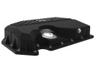 aFe POWER Pro Series Engine Oil Pan Black w/ Machined Fins Audi / Volkswagen 05-22 L4-1.8 (t)/2.0L (t) (w/ Oil Sensor) - afe46-71210B