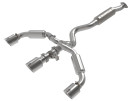 aFe Gemini XV 3 IN to 2-1/2 IN 304 Stainless Steel Cat-Back Exhaust System w/ Polished Tips Toyota GR Corolla 23-24 L3-1.6L (t) - afe49-36070-P