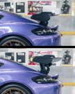 Fabspeed Porsche 718 GT4 RS Cup Car Style Wing Risers (2022+) FS.POR.718GT4RS.WR Fabspeed Porsche 718 GT4 RS Cup Car Style Wing Risers (2022+) FS.POR.718GT4RS.WR