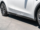 RW Carbon Tesla Model Y DTM Carbon Fiber Side Skirt Extensions - tesla033 RW Carbon Tesla Model Y DTM Carbon Fiber Side Skirt Extensions - tesla033