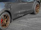 RW Carbon Tesla Model Y DTM Carbon Fiber Side Skirt Extensions - tesla033 RW Carbon Tesla Model Y DTM Carbon Fiber Side Skirt Extensions - tesla033