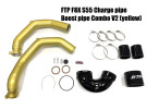 FTP F80/F82 S55 M3/M4 Full Color Charge Pipe +Boost Pipe ( Yellow )
