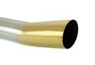 Megan Racing Universal 3" to 4" VIP Exhaust Tips "Blast Pipes" Style - Single - Angled - Gold Tip - MR-UT-S4GD-V2