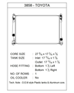 CSF 18-19 Toyota Camry 2.5L OEM Plastic Radiator - csf3858