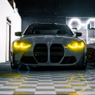 R44 BMW CSL Yellow Daytime Running Lights LED Module Set For BMW G80/G81 M3 & G82/G83 M4 R44 BMW CSL Yellow Daytime Running Lights LED Module Set For BMW G80/G81 M3 & G82/G83 M4