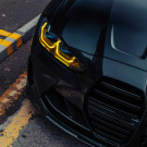 R44 BMW CSL Yellow Daytime Running Lights LED Module Set For BMW G80/G81 M3 & G82/G83 M4 R44 BMW CSL Yellow Daytime Running Lights LED Module Set For BMW G80/G81 M3 & G82/G83 M4