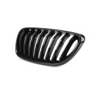 MHC Black BMW M2/2 Series Single Slat Front Grilles In Gloss Black (F87/F22/F23)  MHCB-2SER-GB-FG001