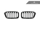 AutoTecknic Dual-Slats Gloss Black Front Grille Set - F30 3-Series AutoTecknic Dual-Slats Gloss Black Front Grille Set - F30 3-Series