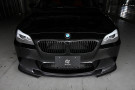3D Design F10 M5 Matte Carbon Under Splitter Set - 3102-21021