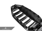 AutoTecknic Dual-Slats Gloss Black Front Grille - G20 3-Series LCI  ATK-BM-0620-DS-GB
