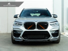 AutoTecknic Dry Carbon Performante Aero Splitter & Center Lip Set - F97 X3M | F98 X4M  ATK-BM-0025 AutoTecknic Dry Carbon Performante Aero Splitter & Center Lip Set - F97 X3M | F98 X4M  ATK-BM-0025