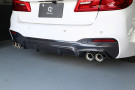 3D Design G30 5-Series Carbon Rear Diffuser - Type 2 - 3108-33021