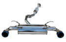 Invidia Subaru BRZ / Scion FRS Q300 w/ Rolled Titanium Tips Cat- Back Exhaust (Blue Edge)  invHS12SSTG3T Invidia Subaru BRZ / Scion FRS Q300 w/ Rolled Titanium Tips Cat- Back Exhaust (Blue Edge)  invHS12SSTG3T