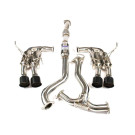 Invidia 2015+ Subaru WRX / STI Gemini/R400 Single Layer Quad Black Tip Cat-Back Exhaust  invHS15STIGM4SB