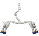 Invidia 2022+ Subaru WRX Gemini Single Layer Quad Titanium Tip Cat-Back Exhaust  invHS22WRXGM4ST
