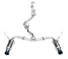 Invidia 2022+ Subaru WRX N1 Twin Outlet Single Layer Tip Cat-Back Exhaust  invHS22WRXGTT