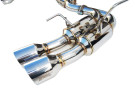 Invidia 11-14 Subaru WRX/STI Sedan Gemini/R400 Single Layer Quad Stainless Steel Tip Catback Exhaust  invHS11STIGM4SS