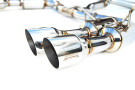 Invidia 11-14 Subaru WRX/STI Sedan Gemini/R400 Single Layer Quad Stainless Steel Tip Catback Exhaust  invHS11STIGM4SS