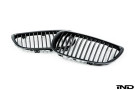 IND E9X M3 Matte Black Front Grille Set  IND-E9XM-MBFG IND E9X M3 Matte Black Front Grille Set  IND-E9XM-MBFG