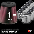 K&N High-Flow Original Lifetime Engine Air Filter - Audi R8 V8-4.2L F/I (2 per Box) - knnE-0668 K&N High-Flow Original Lifetime Engine Air Filter - Audi R8 V8-4.2L F/I (2 per Box) - knnE-0668