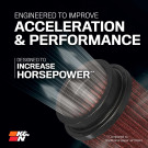 K&N High-Flow Original Lifetime Engine Air Filter - Audi R8 V10-5.2L F/I (2 per Box) - knnE-0669