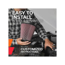 K&N Cold Air Intake - High-flow, Roto-mold Tube - Volkswagen Golf VII L4-1.5L - knn57S-9507