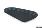 IND F87 M2 Stitched Alcantara Knee Pad - Polar Blue  IND-F87-ALCKP IND F87 M2 Stitched Alcantara Knee Pad - Polar Blue  IND-F87-ALCKP