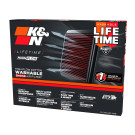 K&N High-Flow Original Lifetime Engine Air Filter - Mercedes Benz A150 L4-1.5L F/I - knn33-2914
