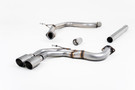Milltek Audi A3 Non-Resonated (Louder) Cat-Back Exhaust System Milltek Audi A3 Non-Resonated (Louder) Cat-Back Exhaust System