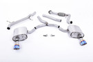 Milltek Audi A4 Non-Resonated (Louder) Cat-Back Exhaust Systems Milltek Audi A4 Non-Resonated (Louder) Cat-Back Exhaust Systems