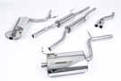 Milltek Audi A4 Non-Resonated (Louder) Cat-Back Exhaust System with GT100 Trims (For Tiptronic Models) - SSXAU516