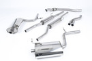Milltek Audi A4 Resonated (Quieter) Cat-Back Exhaust System with GT100 Trims (For Manual Models)