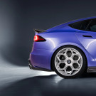 Vorsteiner VRS Tesla Model S Plaid Aero Rear Diffuser Carbon Fiber PP 2x2 Glossy - TEV3040