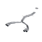 MBRP 18-21 Audi S5 Coupe/S4 Sedan T304 SS 2.5in Cat-Back Quad Rear Exit Exhaust - SS Tips - mbrpS4607304