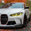 NWCarbon Haus G8X Dry Carbon Fiber V Style Front Lip - NWCT-171
