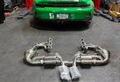 Armytrix Valvetronic Exhaust System Porsche 992 GT3 | GT3RS 2022+ - Carbon Fiber Tips - P92GS-DC38