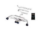 Armytrix Valvetronic Exhaust System Toyota GR Corolla GZEA14 1.6L G16E-GTS turbo I3 Non-OPF 2023+ - Blue Coated Tips - TOCG4-QS3338B