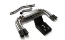 Armytrix Valvetronic Exhaust System Audi S3 8V 2.0 2013-2021 - Quad Matte Black Tips - AUVS5-QS11M Armytrix Valvetronic Exhaust System Audi S3 8V 2.0 2013-2021 - Quad Matte Black Tips - AUVS5-QS11M