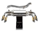 Armytrix Valvetronic Exhaust System Audi TT | TTS Quattro MK2 8J 2007-2014 - Gold Tips - AU8JS-QS11G