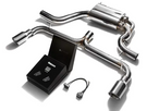 Armytrix Valvetronic Exhaust System Volkswagen Golf | GTI MK6 2010-2014 - Chrome Silver Tips - VWG6T-DS21C