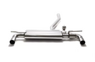 Armytrix Valvetronic Exhaust System Mercedes-Benz A180 | A200 | A250 W176 2012-2015 - Chrome Silver Tips - MBA26-DS18C