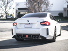 Suvneer BMW G87 M2 Carbon Fiber Diffuser w/ 3RD Brake Light & Rear Side Splitters - G87M2SUVDIF