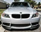 Suvneer BMW E9X Carbon Fiber Front Lip for E9X M3 Style Front Bumper - V - E90M3FT-CFLIP
