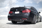 Suvneer BMW F30 335i F1 Style w/ Brake Light Diffuser - Carbon Fiber - F30F1DIF335